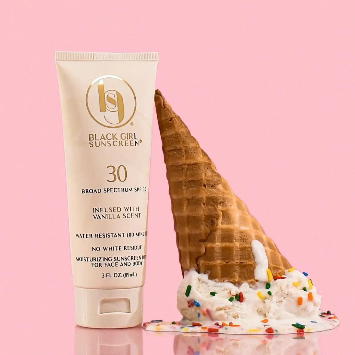 Black Girl Sunscreen selected packaging
