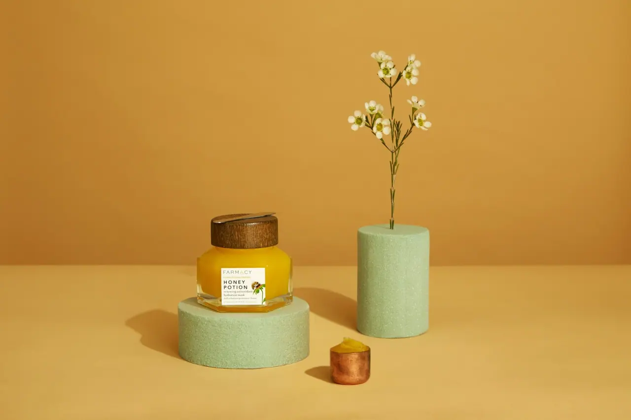 Farmacy Honey Potion Renewing Antioxidant Hydration Mask — Earlier Packaging packaging