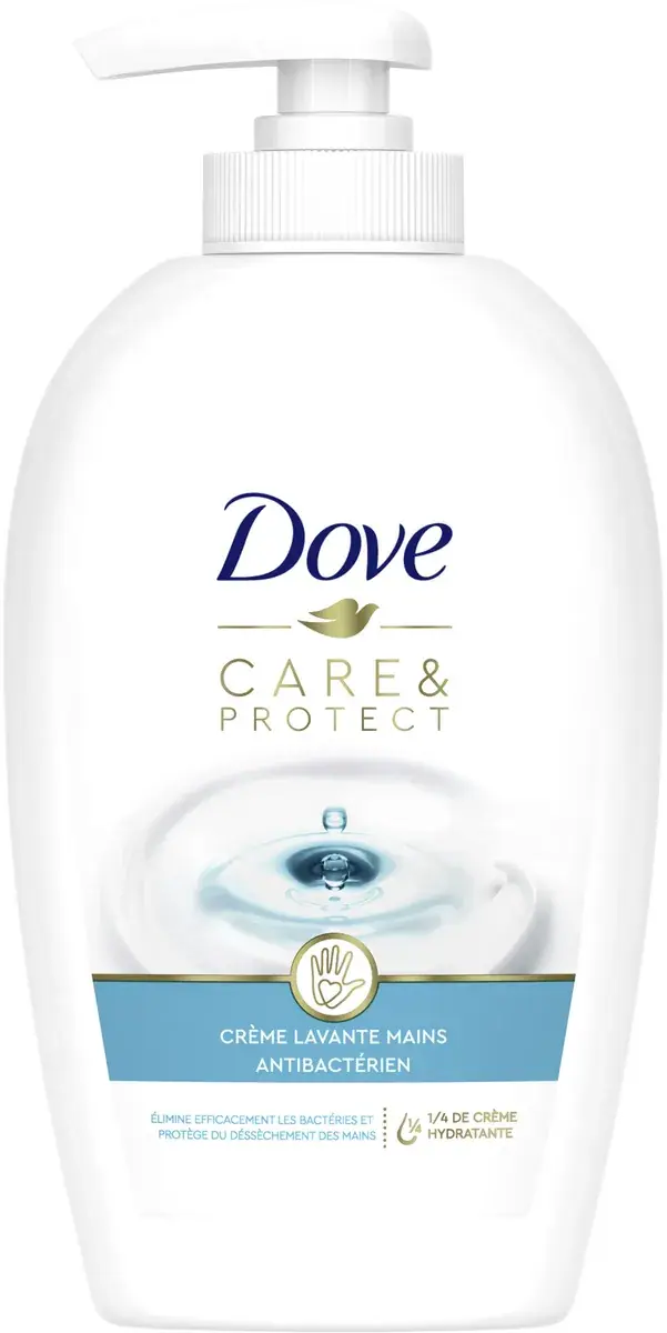 Dove DOVE Care & Protect Crème Lavante Pompe Antibactérienne 250ml packaging, photo 1