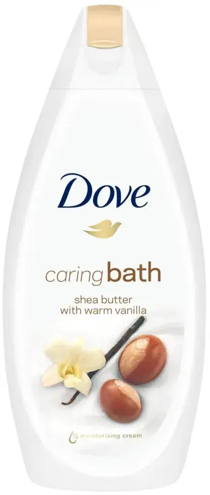 Dove Caring Bath Shea Butter & Vanilla packaging, photo 1